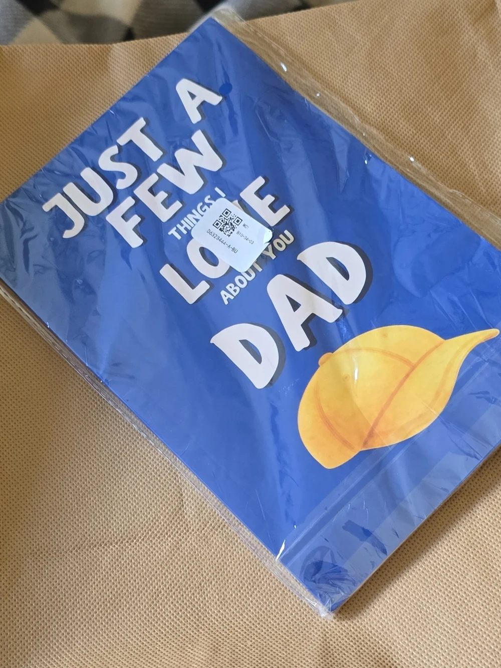 Just A Few Things I Love About You Dad - Blue Father's Day Card